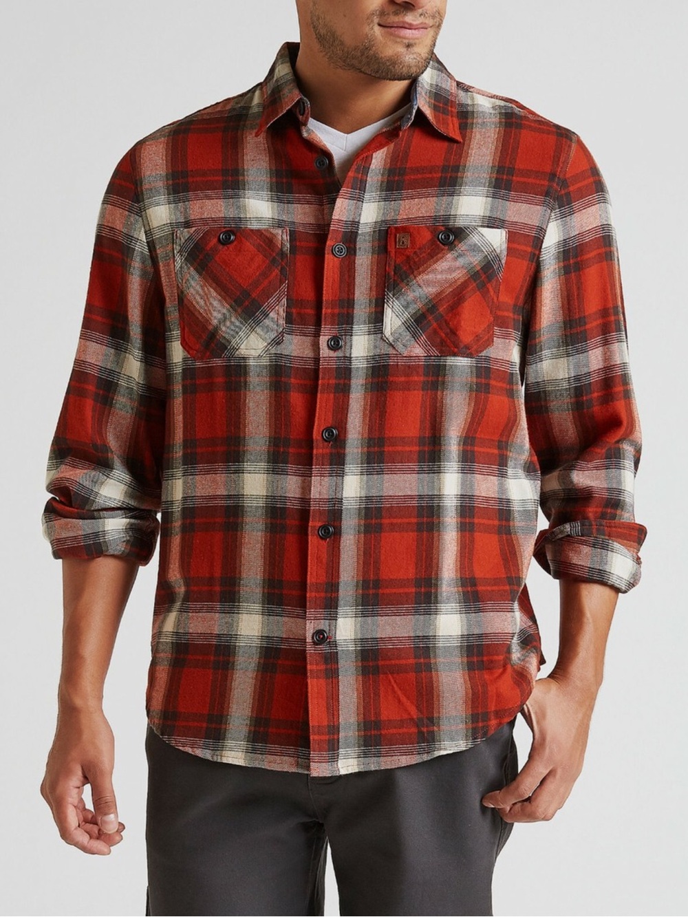 Coleman XXL Red Plaid Flannel Shirt Heavyweight Lumberjack Workwear Shirt